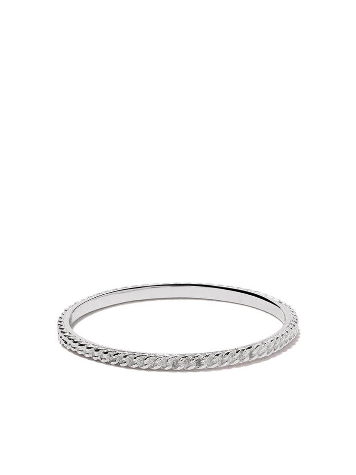 Wouters & Hendrix Gold 18kt Gold Gourmet Chain Ring - White Gold