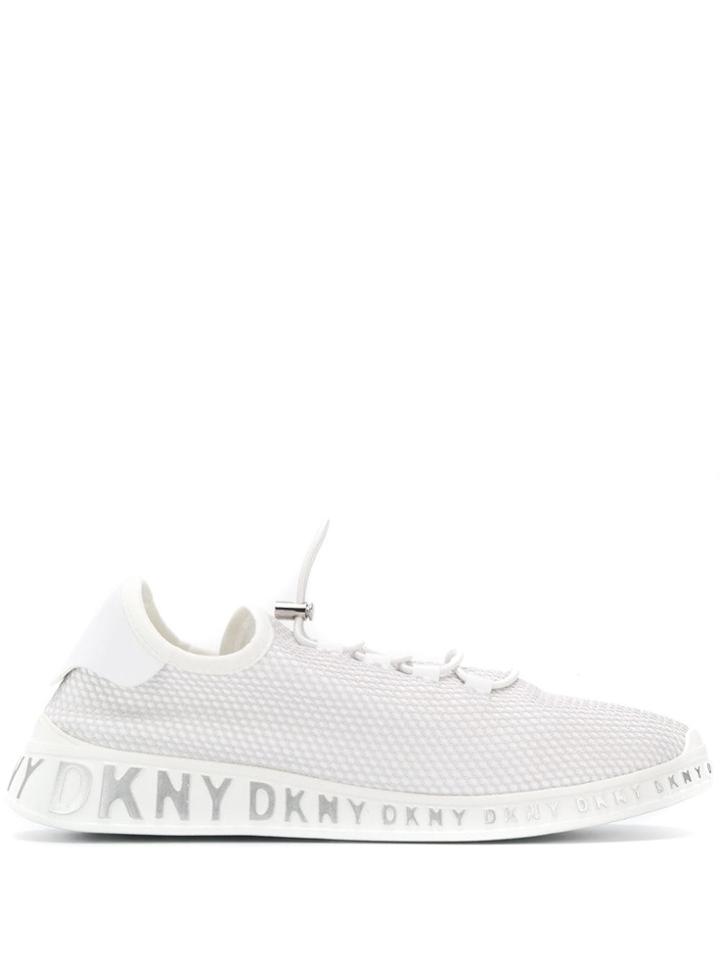 Dkny Toggle Fastened Sneakers - White