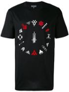 Lanvin - Arrow Embroidered T-shirt - Men - Cotton - S, Black, Cotton