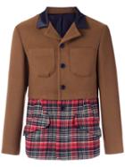 À La Garçonne - Panelled Jacket - Men - Wool - 48, Brown, Wool