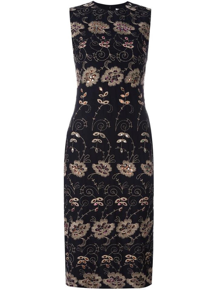 Givenchy Floral Embroidered Shift Dress