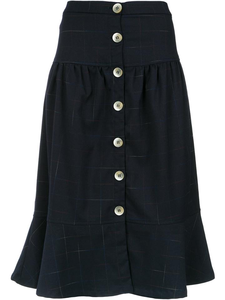 Olympiah Salineira Midi Skirt - Blue
