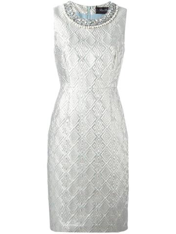 Max Mara Carella Dress, Women's, Size: 44, Nude/neutrals, Polyester/polyamide/other Fibers/polyamide