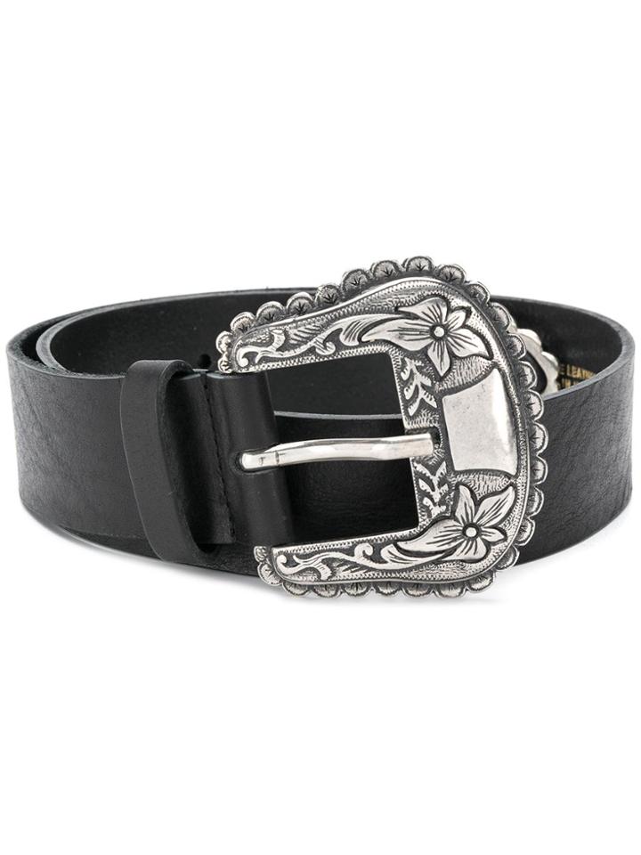 Philosophy Di Lorenzo Serafini Embellished Buckle Belt - Black