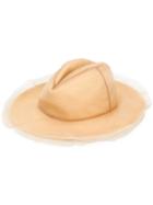 Le Chapeau Wide Brim Hat - Nude & Neutrals