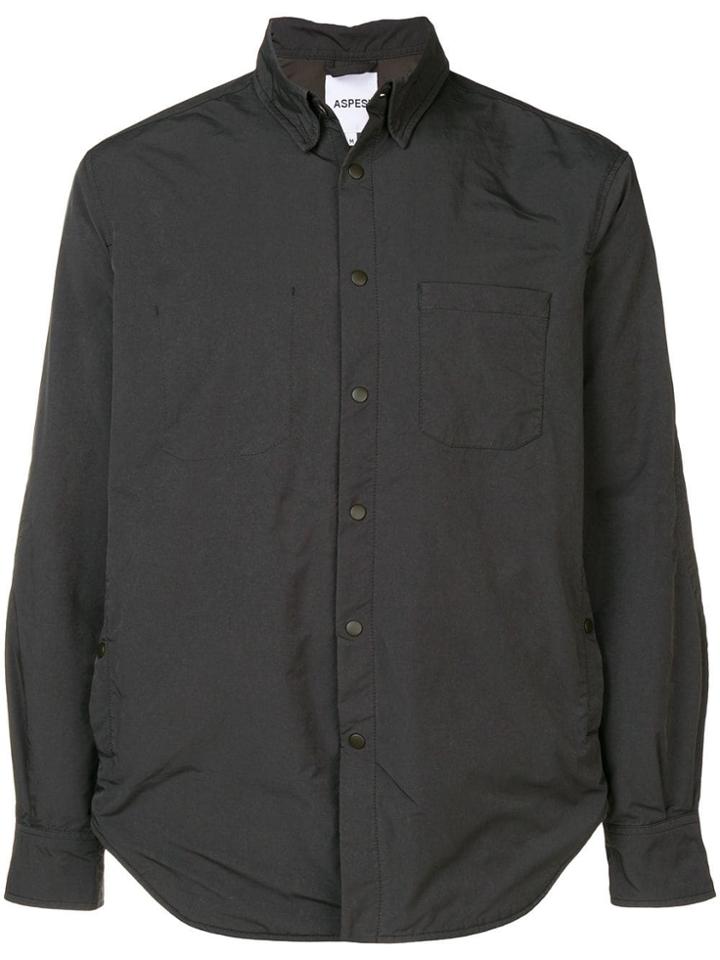 Aspesi Relaxed Fit Shirt Jacket - Green