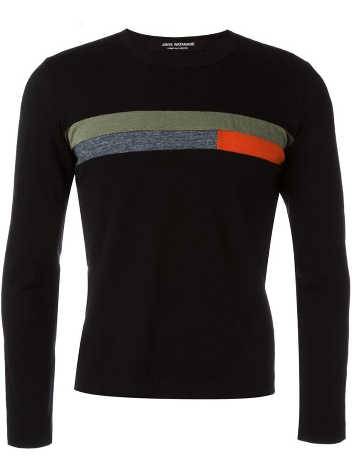 Junya Watanabe Comme Des Garçons Vintage Colour Block Patch Jumper -