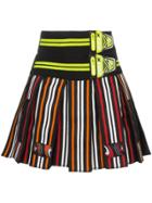 Chopova Lowena Striped Mini Skirt - Black