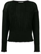 L'autre Chose Striped Sweater - Black