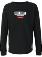 Kinfolk 'good Times' Print Sweatshirt, Men's, Size: Medium, Black, Cotton