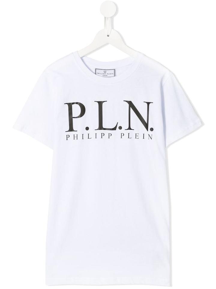 Philipp Plein Junior P.l.n T-shirt - White