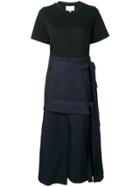 3.1 Phillip Lim Tie Front Midi Dress - Blue