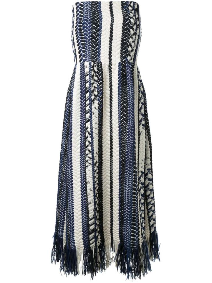 Sea Braided Strapless Dress