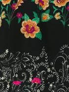 Etro - Floral Embroidered Blouse - Women - Silk/cotton/polyester/viscose - 44, Black, Silk/cotton/polyester/viscose