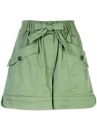Sea Wide Leg Shorts - Green