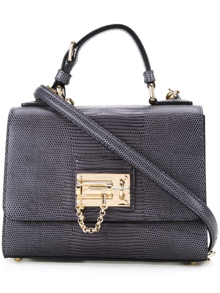 Dolce & Gabbana Small 'monica' Tote, Women's, Grey