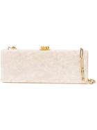 Edie Parker Flavia Pearl Effect Clutch Bag - Nude & Neutrals
