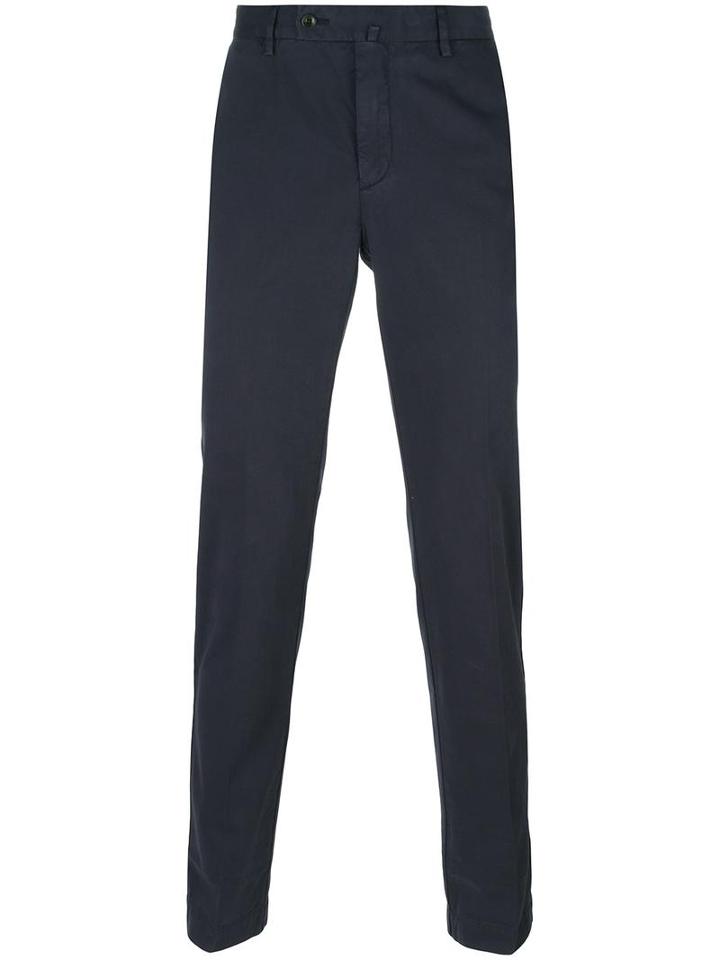 Hackett Classic Chinos, Men's, Size: 36, Blue, Cotton/spandex/elastane