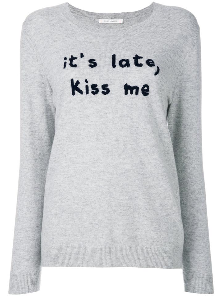 Chinti & Parker Kiss Me Jumper - Grey