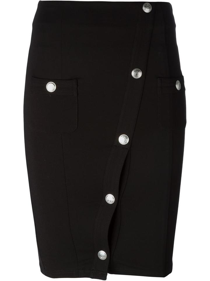 Pierre Balmain Button Detail Pencil Skirt