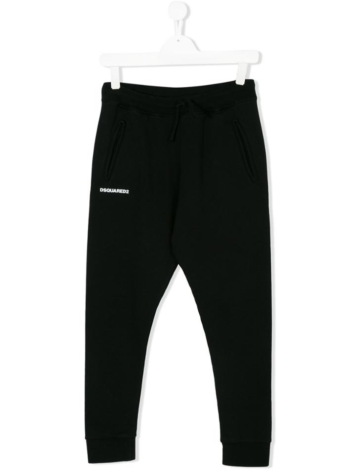Dsquared2 Kids Logo Printed Joggers - Black