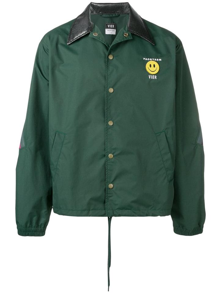 Facetasm Facetasm X Vier Rain Jacket - Green