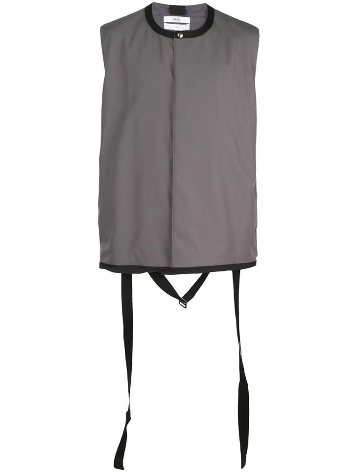 Oamc Lithium Woven Gilet - Grey