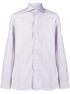 Canali Checked Shirt - White