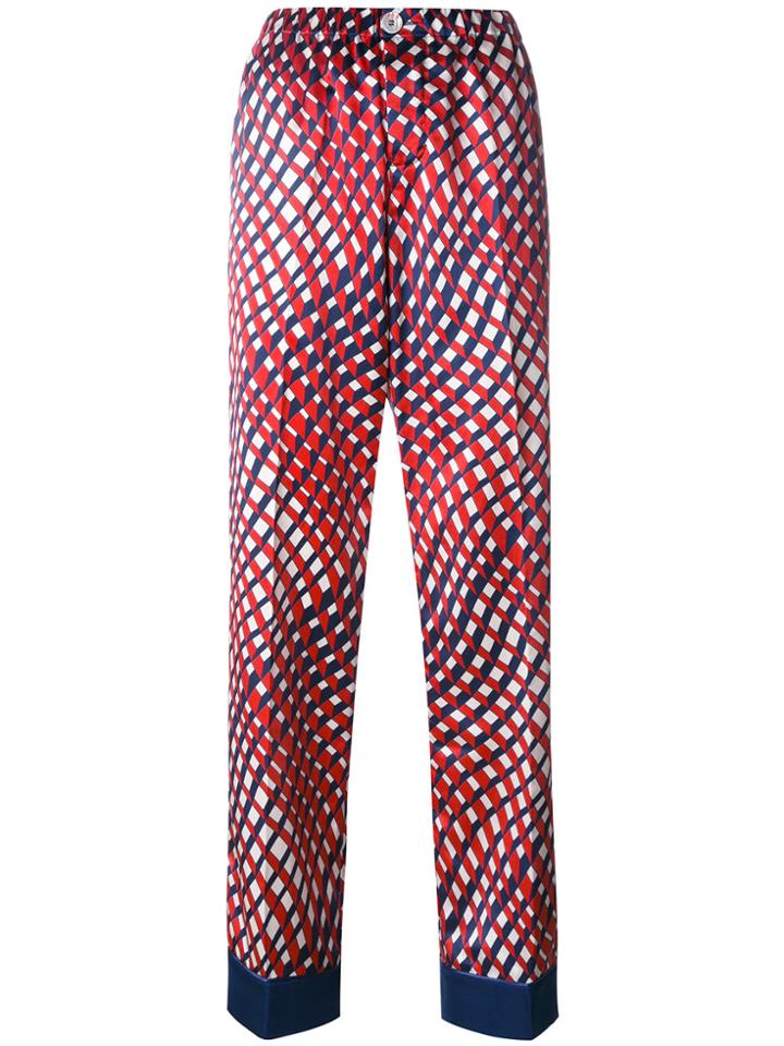F.r.s For Restless Sleepers Etere Pyjama Trousers - Red