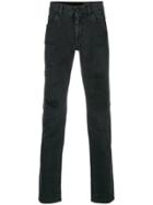 Dolce & Gabbana Distressed Denim Jeans - Black