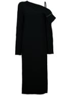 Dion Lee Slit Trim Dress, Women's, Size: 8, Black, Polyester/spandex/elastane