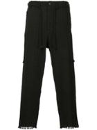 Craig Green Pleated Straight-leg Trousers - Black