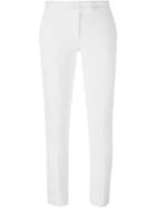 Joseph Slit Pocket Trousers, Women's, Size: 42, White, Acetate/polyester/viscose/spandex/elastane