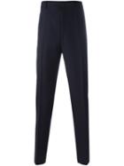 Lanvin Tailored Trousers, Men's, Size: 46, Blue, Cotton/viscose/wool