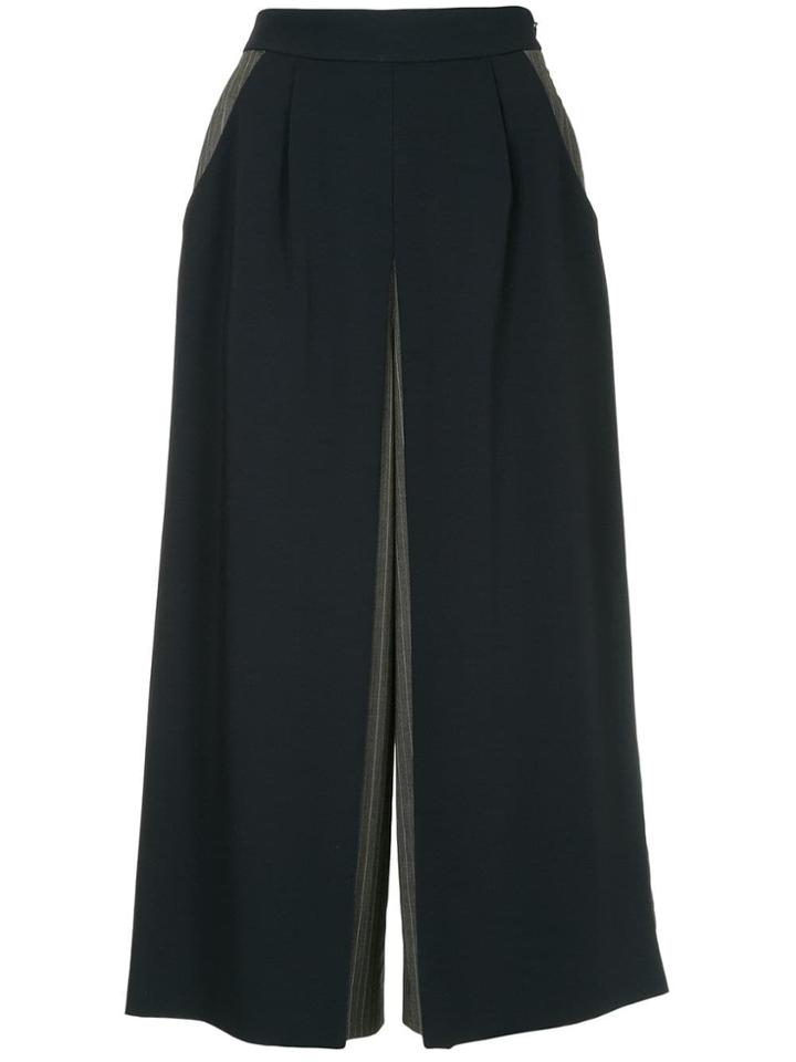 Guild Prime Cropped Culotte Trousers - Blue