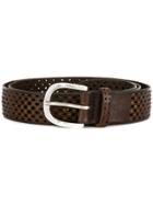 Orciani Perforated Belt - Brown