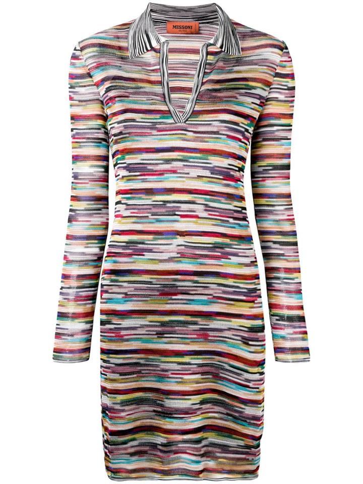 Missoni Short Polo Dress - Red