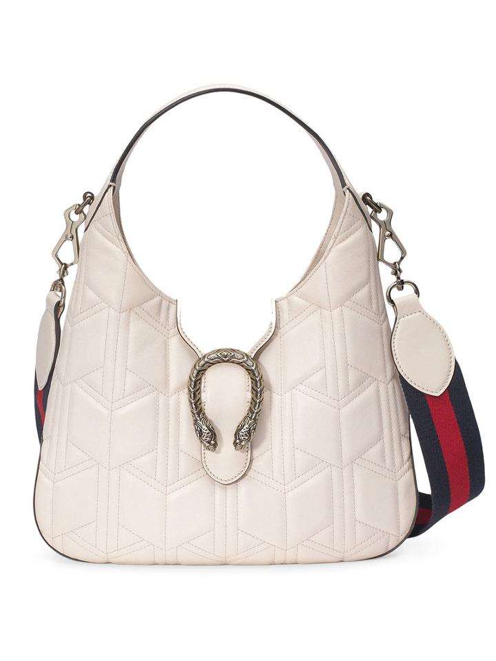 Gucci Dionysusmatelasse Small Hobo Tote, Women's, White, Leather/microfibre