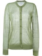Givenchy Lightweight Cardigan, Women's, Size: L, Green, Linen/flax/polyamide