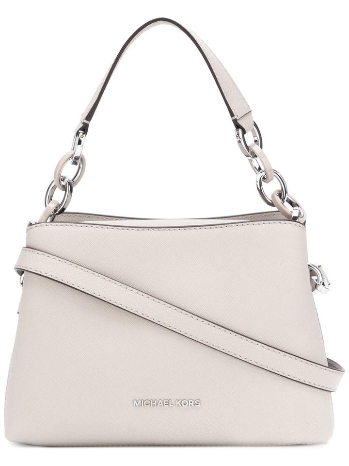 Michael Michael Kors - Top Handle Crossbody Bag - Women - Calf Leather - One Size, Grey, Calf Leather