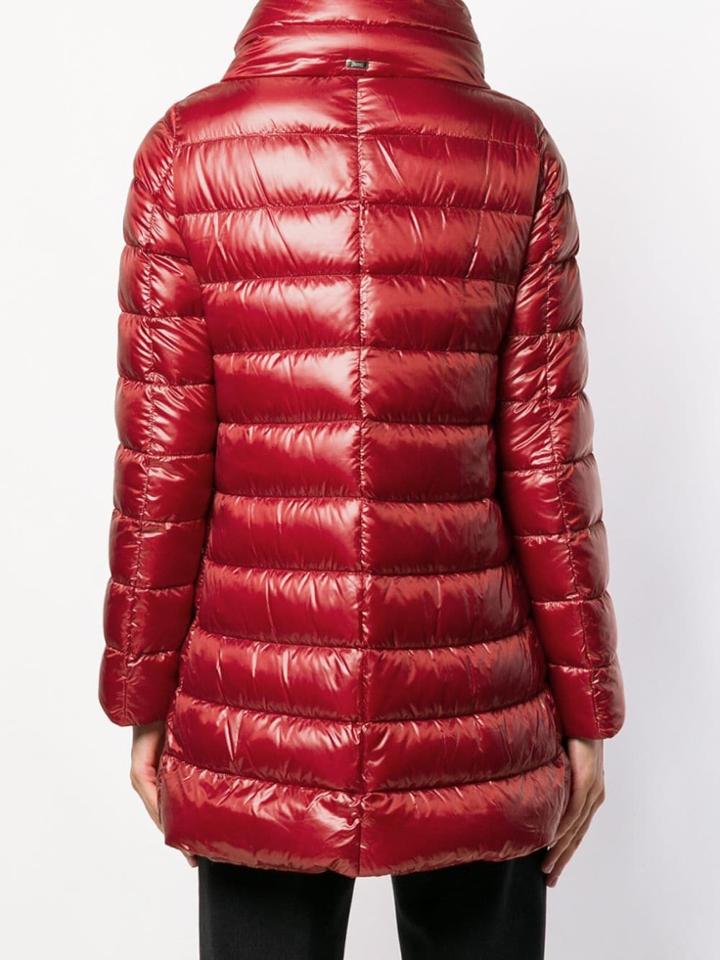 Herno Straight-fit Padded Coat - Red