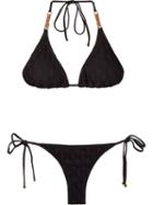 Lygia & Nanny Triangle Bikini Set, Women's, Size: 44, Black, Polyamide/spandex/elastane