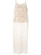 Erika Cavallini Crochet Long Top - Neutrals