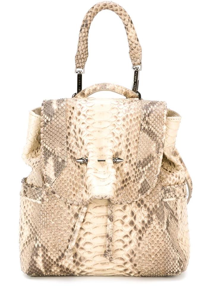 Yliana Yepez Snakeskin Backpack