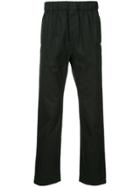 Unused Contrast Seam Track Pants - Black