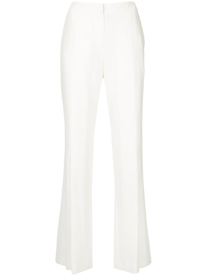 Goen.j Wide-leg Pleated Trousers - White