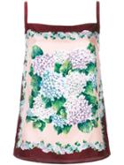 Dolce & Gabbana - Hydrangea Print Camisole Top - Women - Silk - 46, Pink/purple, Silk