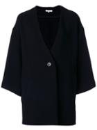 Iro - Three-quarter Sleeve Jacket - Women - Cotton/polyester/spandex/elastane/viscose - 42, Black, Cotton/polyester/spandex/elastane/viscose
