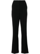 Diane Von Furstenberg Front Pleat Trousers - Black
