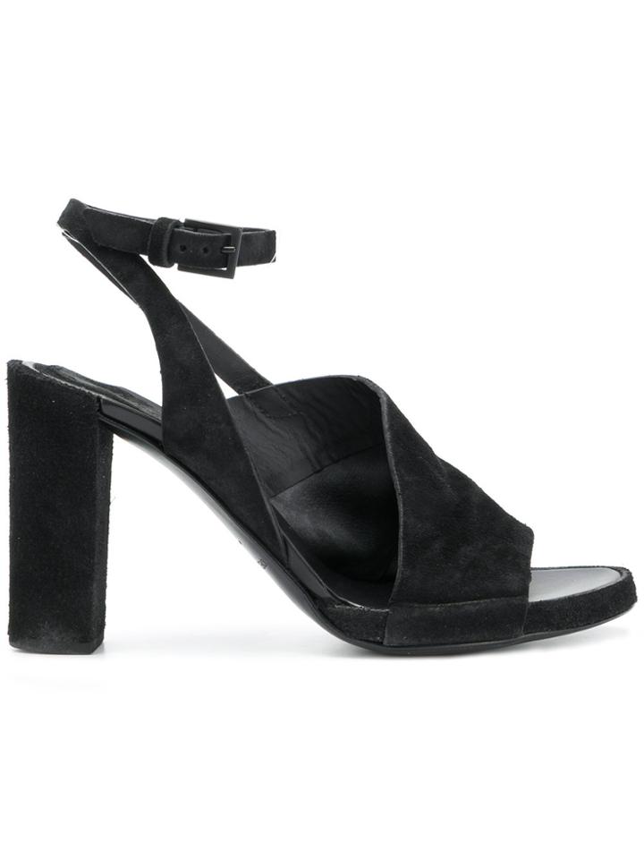 Del Carlo 10547 Sandals - Black